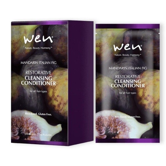 Wen Mandarin Italian Fig Rice Protein 2oz Restorative Cleansing Conditioner - Picture 3 of 3